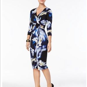 Thalia Sodi Faux Wrap Dress